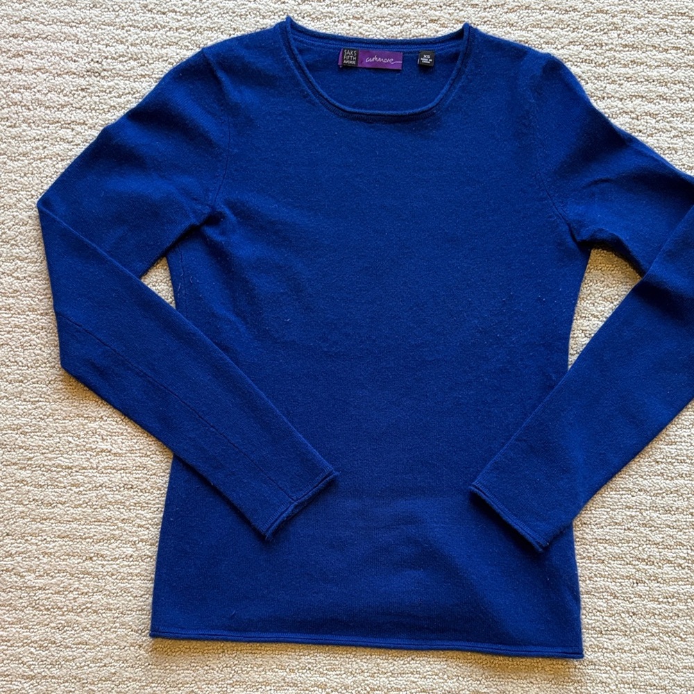 Saks Fifth Avenue Blue Women's Sweater